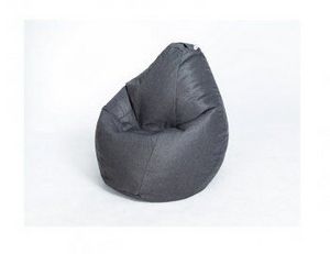 Кресло-мешок Груша велюр темно - серое большое в Чайковском - chaykovskiy.ok-mebel.com | фото 1