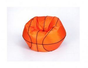 Кресло-мешок Баскетбольный мяч большой оранжево-черное в Чайковском - chaykovskiy.ok-mebel.com | фото 2