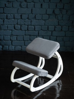 Балансирующий коленный стул Конёк Горбунёк (Белый) в Чайковском - chaykovskiy.ok-mebel.com | фото 3