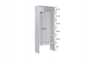 БАСКО Прихожая К11 (графит) в Чайковском - chaykovskiy.ok-mebel.com | фото 6