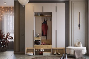 БАСКО Прихожая К9 (кашемир) в Чайковском - chaykovskiy.ok-mebel.com | фото 2