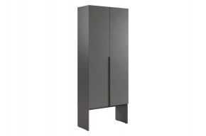 БАСКО Шкаф двухдверный L800 (графит) в Чайковском - chaykovskiy.ok-mebel.com | фото