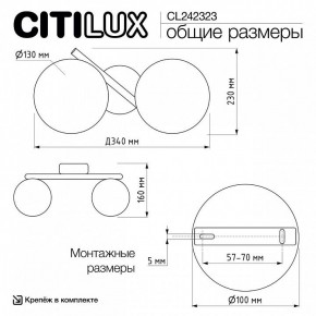 Бра Citilux Ronny CL242323 в Чайковском - chaykovskiy.ok-mebel.com | фото 9