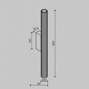 Бра Maytoni Calipso C082WL-12W2.7K-B в Чайковском - chaykovskiy.ok-mebel.com | фото 4