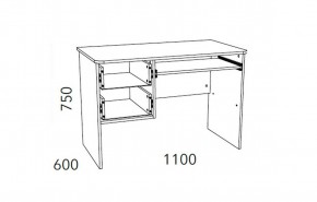 Детская Фанк Стол для компьютера НМ 009.19-05 М2 в Чайковском - chaykovskiy.ok-mebel.com | фото 3