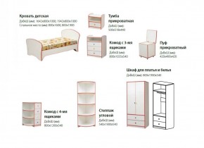 Набор мебели для детской Юниор-10 (с кроватью 800*1600) ЛДСП в Чайковском - chaykovskiy.ok-mebel.com | фото 2