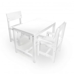Детский растущий комплект стол и два стула  Я САМ "Лофт" (Белый, Белый) в Чайковском - chaykovskiy.ok-mebel.com | фото