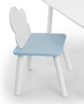 Детский стул Облачко (Белый/Голубой/Белый) в Чайковском - chaykovskiy.ok-mebel.com | фото 1