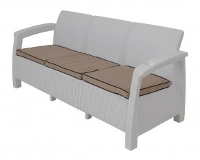 Диван Yalta Premium Sofa 3 Set (Ялта) белый (+подушки под спину) в Чайковском - chaykovskiy.ok-mebel.com | фото 1