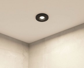 DK2036-BK Встраиваемый светильник влагозащ., IP 44, до 15 Вт, GU10, LED, черный, алюминий в Чайковском - chaykovskiy.ok-mebel.com | фото 7