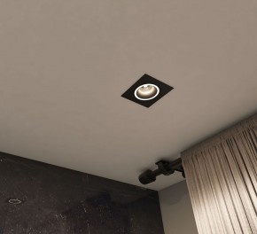DK2061-BK Встраиваемый светильник IP 20, до 15 Вт, GU10, LED, черный, алюминий в Чайковском - chaykovskiy.ok-mebel.com | фото 4