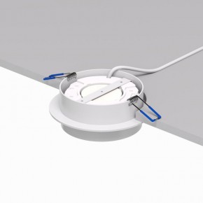 DK2090-WH Встраиваемый светильник FLAT, IP 20, до 15 Вт, GX53, LED, белый, алюминий в Чайковском - chaykovskiy.ok-mebel.com | фото 3