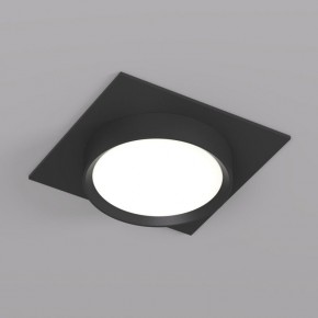 DK2091-BK Встраиваемый светильник FLAT, IP 20, до 15 Вт, GX53, LED, черный, алюминий в Чайковском - chaykovskiy.ok-mebel.com | фото