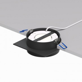 DK2091-BK Встраиваемый светильник FLAT, IP 20, до 15 Вт, GX53, LED, черный, алюминий в Чайковском - chaykovskiy.ok-mebel.com | фото 4