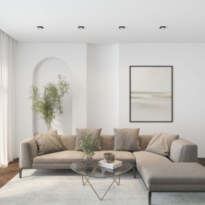 DK2091-BK Встраиваемый светильник FLAT, IP 20, до 15 Вт, GX53, LED, черный, алюминий в Чайковском - chaykovskiy.ok-mebel.com | фото 5