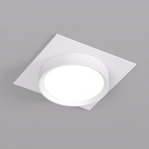 DK2091-WH Встраиваемый светильник FLAT, IP 20, до 15 Вт, GX53, LED, белый, алюминий в Чайковском - chaykovskiy.ok-mebel.com | фото