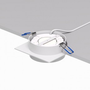 DK2091-WH Встраиваемый светильник FLAT, IP 20, до 15 Вт, GX53, LED, белый, алюминий в Чайковском - chaykovskiy.ok-mebel.com | фото 4