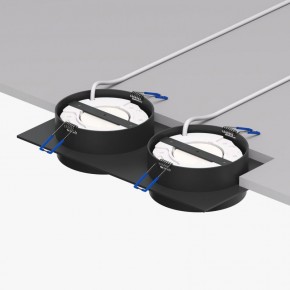 DK2092-BK Встраиваемый светильник FLAT, IP 20, до 15 Вт, GX53, LED, черный, алюминий в Чайковском - chaykovskiy.ok-mebel.com | фото 2