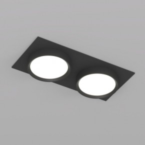 DK2092-BK Встраиваемый светильник FLAT, IP 20, до 15 Вт, GX53, LED, черный, алюминий в Чайковском - chaykovskiy.ok-mebel.com | фото 4