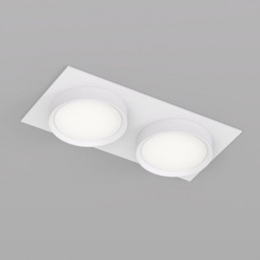 DK2092-WH Встраиваемый светильник FLAT, IP 20, до 15 Вт, GX53, LED, белый, алюминий в Чайковском - chaykovskiy.ok-mebel.com | фото 2