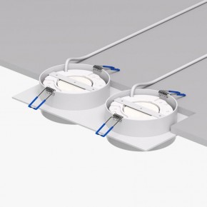 DK2092-WH Встраиваемый светильник FLAT, IP 20, до 15 Вт, GX53, LED, белый, алюминий в Чайковском - chaykovskiy.ok-mebel.com | фото 4