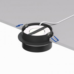 DK2100-BK Встраиваемый светильник NIKO, IP 20, до 15 Вт, GX53, LED, черный, акрил, алюминий в Чайковском - chaykovskiy.ok-mebel.com | фото 4