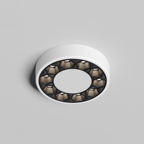 DK2440-WB Встраиваемый светильник DUAL 5+5 Вт, LED 4000K, IP 20, d90mm, белый/черный, алюминий/акрил в Чайковском - chaykovskiy.ok-mebel.com | фото 3