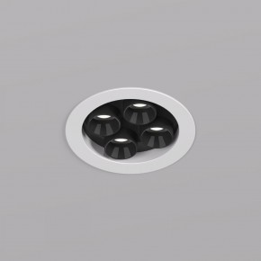 DK2510-WB Встраиваемый светильник SPACE со светодиодом d65 220V 8W 38° 4000К IP20 белый/черный алюминий в Чайковском - chaykovskiy.ok-mebel.com | фото