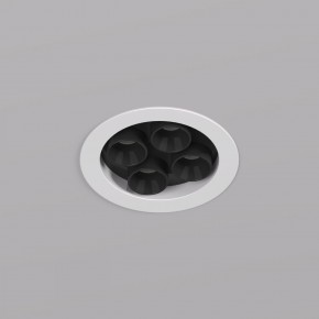 DK2510-WB Встраиваемый светильник SPACE со светодиодом d65 220V 8W 38° 4000К IP20 белый/черный алюминий в Чайковском - chaykovskiy.ok-mebel.com | фото 2