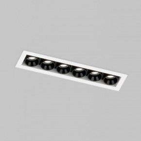 DK2514-WB Встраиваемый светильник SPACE со светодиодом L126mm 220V 10W 38° 4000К IP20 белый/черный алюминий в Чайковском - chaykovskiy.ok-mebel.com | фото
