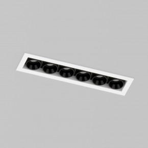 DK2514-WB Встраиваемый светильник SPACE со светодиодом L126mm 220V 10W 38° 4000К IP20 белый/черный алюминий в Чайковском - chaykovskiy.ok-mebel.com | фото 2