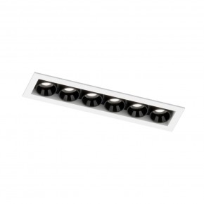 DK2514-WB Встраиваемый светильник SPACE со светодиодом L126mm 220V 10W 38° 4000К IP20 белый/черный алюминий в Чайковском - chaykovskiy.ok-mebel.com | фото 5