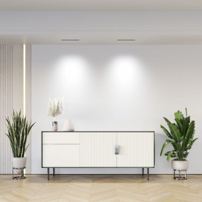 DK2515-WB Встраиваемый светильник SPACE со светодиодом L240mm 220V 20W 38° 4000К IP20 белый/черный алюминий в Чайковском - chaykovskiy.ok-mebel.com | фото 7
