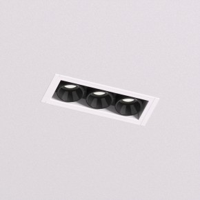 DK2530-WB Встраиваемый светильник SPACE со светодиодом под шпатлевку L69mm 220V 6W 38° 4000К IP20 белый/черный алюминий в Чайковском - chaykovskiy.ok-mebel.com | фото