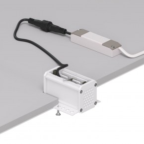 DK2530-WB Встраиваемый светильник SPACE со светодиодом под шпатлевку L69mm 220V 6W 38° 4000К IP20 белый/черный алюминий в Чайковском - chaykovskiy.ok-mebel.com | фото 5