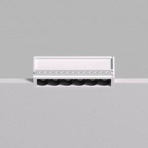DK2531-WB Встраиваемый светильник SPACE со светодиодом под шпатлевку L126mm 220V 10W 38° 4000К IP20 белый/черный алюминий в Чайковском - chaykovskiy.ok-mebel.com | фото 4
