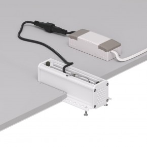 DK2531-WB Встраиваемый светильник SPACE со светодиодом под шпатлевку L126mm 220V 10W 38° 4000К IP20 белый/черный алюминий в Чайковском - chaykovskiy.ok-mebel.com | фото 5