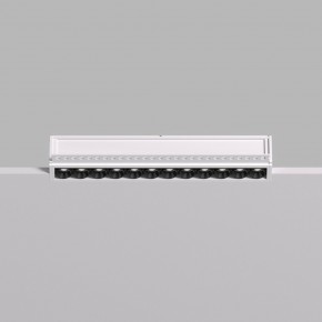 DK2532-WB Встраиваемый светильник SPACE со светодиодом под шпатлевку L240mm 220V 20W 38° 4000К IP20 белый/черный алюминий в Чайковском - chaykovskiy.ok-mebel.com | фото 3
