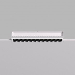 DK2532-WB Встраиваемый светильник SPACE со светодиодом под шпатлевку L240mm 220V 20W 38° 4000К IP20 белый/черный алюминий в Чайковском - chaykovskiy.ok-mebel.com | фото 4