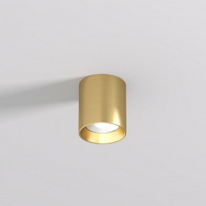 DK2610-SB Накладной светильник SHINE TUBE со светодиодом, D70*H80, IP20, 3000К, 10W, RA?90, сатинированная латунь, алюминий в Чайковском - chaykovskiy.ok-mebel.com | фото