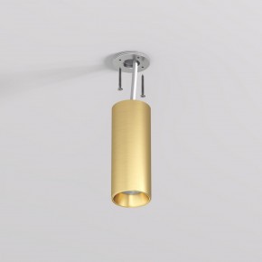 DK2615-SB Накладной светильник SHINE TUBE со светодиодом, D45*H115, IP20, 3000К, 7W, RA?90, сатинированная латунь, алюминий в Чайковском - chaykovskiy.ok-mebel.com | фото 3