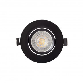 DK3020-BK Встраиваемый светильник, IP 20, 10 Вт, GU5.3, LED, черный, пластик в Чайковском - chaykovskiy.ok-mebel.com | фото