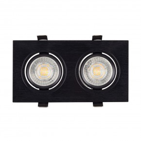 DK3022-BK Встраиваемый светильник, IP 20, 10 Вт, GU5.3, LED, черный, пластик в Чайковском - chaykovskiy.ok-mebel.com | фото 2