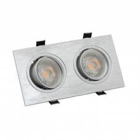 DK3022-CM Встраиваемый светильник, IP 20, 10 Вт, GU5.3, LED, серый, пластик в Чайковском - chaykovskiy.ok-mebel.com | фото 2