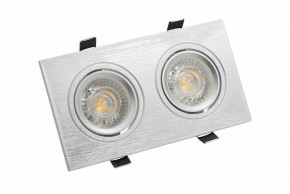 DK3022-CM Встраиваемый светильник, IP 20, 10 Вт, GU5.3, LED, серый, пластик в Чайковском - chaykovskiy.ok-mebel.com | фото 3