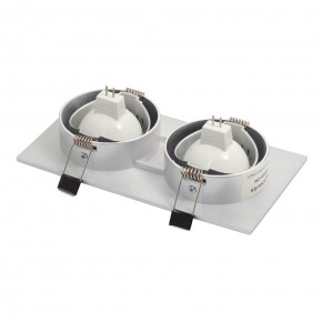 DK3022-CM Встраиваемый светильник, IP 20, 10 Вт, GU5.3, LED, серый, пластик в Чайковском - chaykovskiy.ok-mebel.com | фото 4