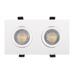 DK3022-WH Встраиваемый светильник, IP 20, 10 Вт, GU5.3, LED, белый, пластик в Чайковском - chaykovskiy.ok-mebel.com | фото 2