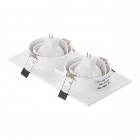 DK3022-WH Встраиваемый светильник, IP 20, 10 Вт, GU5.3, LED, белый, пластик в Чайковском - chaykovskiy.ok-mebel.com | фото 3
