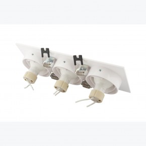 DK3023-WH Встраиваемый светильник, IP 20, 10 Вт, GU5.3, LED, белый, пластик в Чайковском - chaykovskiy.ok-mebel.com | фото 4