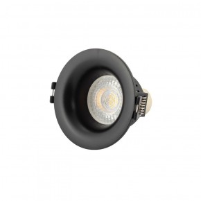 DK3024-BK Встраиваемый светильник, IP 20, 10 Вт, GU5.3, LED, черный, пластик в Чайковском - chaykovskiy.ok-mebel.com | фото